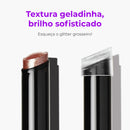 PrismGlow - Bastão de Brilho Multiuso Que Ilumina Olhos, Rosto e Lábios com Efeito Diamante em Uma Só Passada