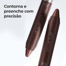 VelvetLip - Lápis Labial 2 em 1 Matte Que Contorna, Preenche e Não Transfere