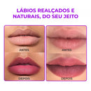 HoneyGlow - Combo de Maquiagem Natural Que Realça Lábios e Olhos em Segundos