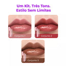LipHack – Trio Lápis, Balm e Gloss Que Dá Efeito De Preenchimento Em Segundos