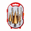 Conjunto Profissional De 6 Brocas Revestidas Em Titânio